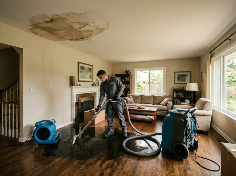 attic-pipe-burst-ceiling-drip-008 — frequently asked questions, Water Damage Restoration & Carpet Care in Fort Leonard Wood,…